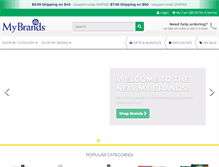 Tablet Screenshot of mybrands.com
